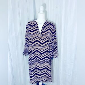 Geometric patterned sheath dress- No Boundries Size XXL
